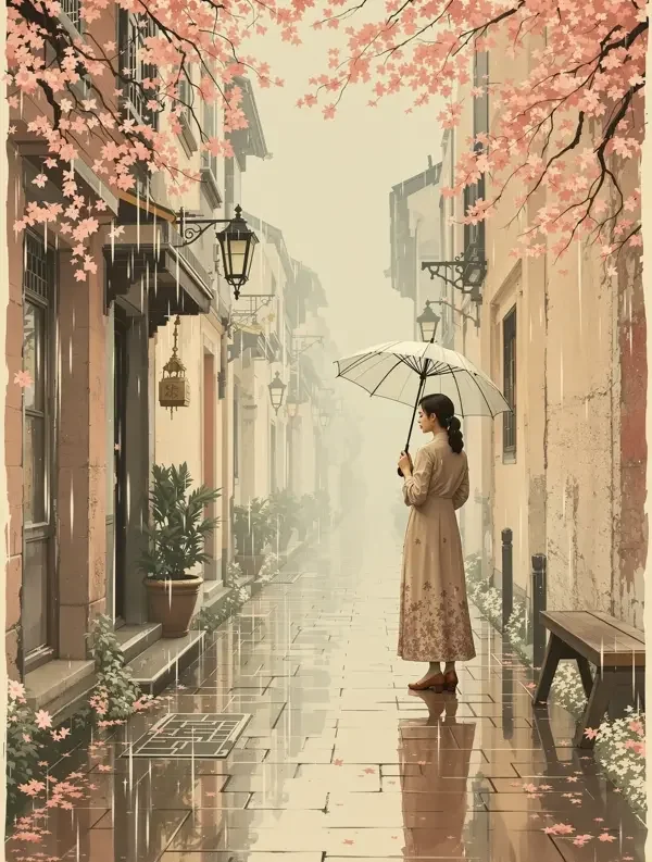 半城烟雨 海报封面