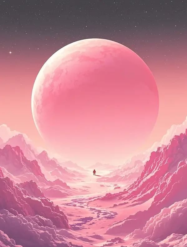 粉色星球 海报封面